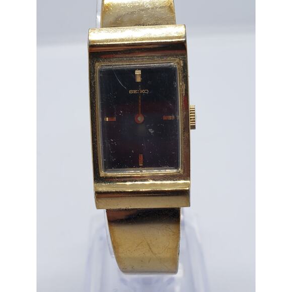 Seiko women\'s dress watch. Black face. 680355, 11-4619 main image 7